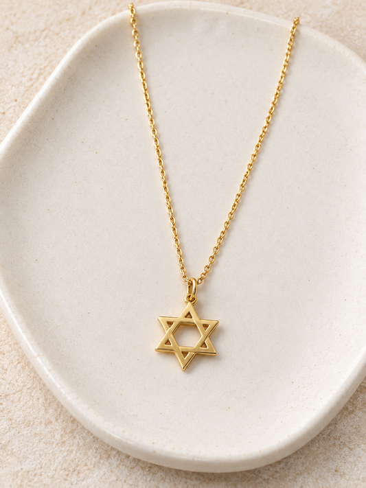 שרשרת זהב מגן דוד