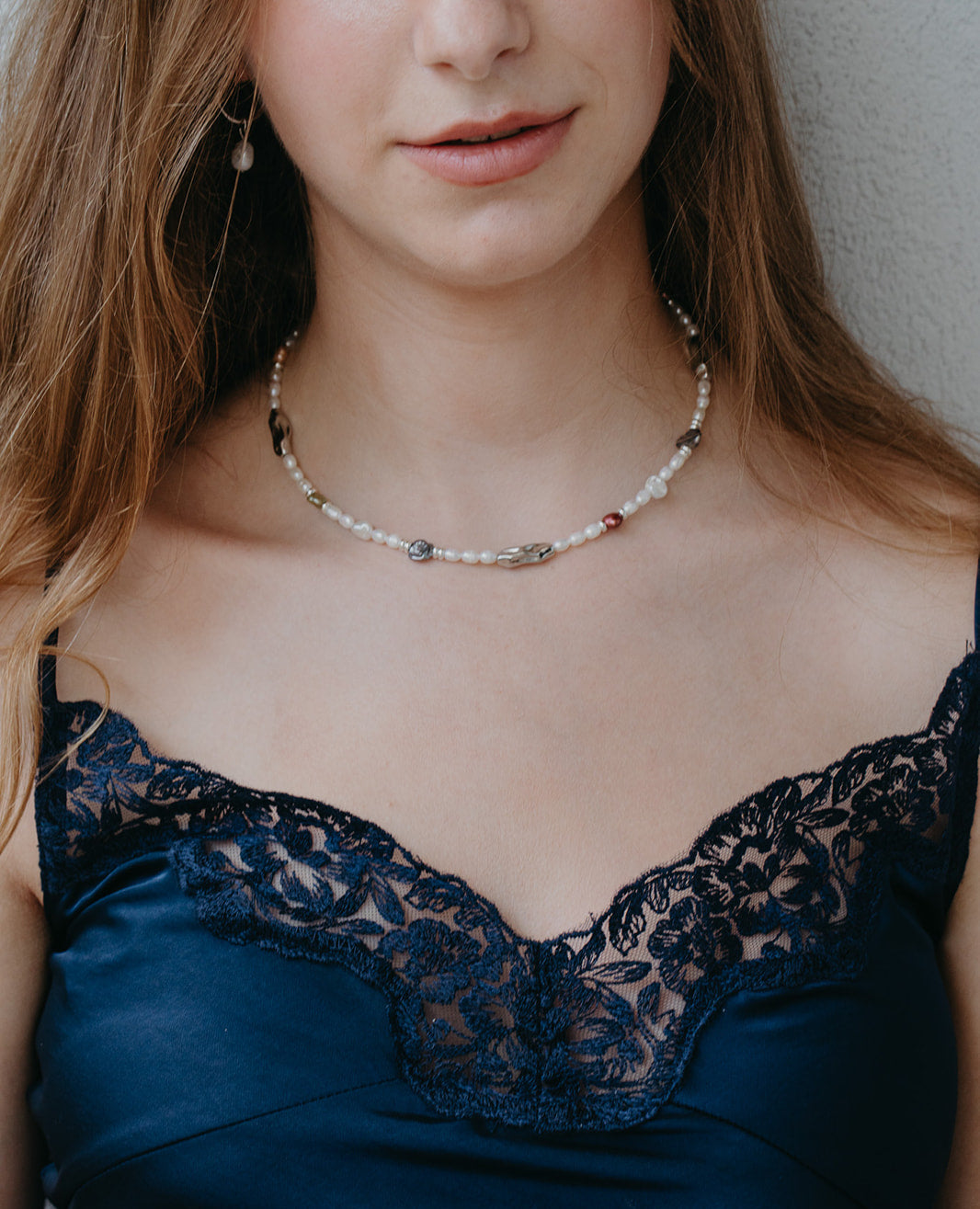 שרשרת פנינים צבעי אהבה