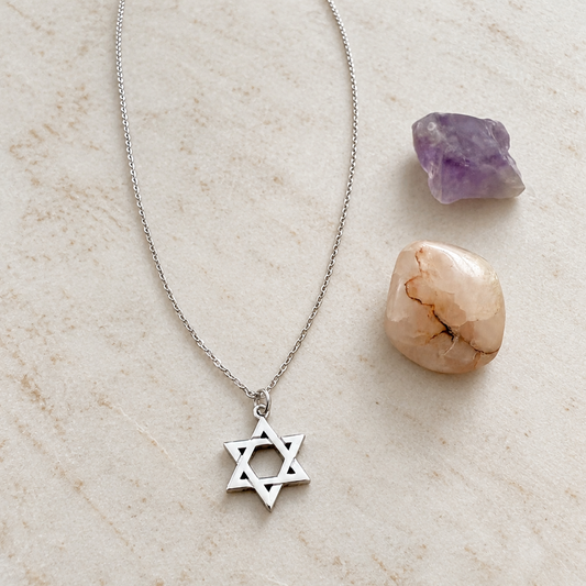 שרשרת כסף מגן דוד