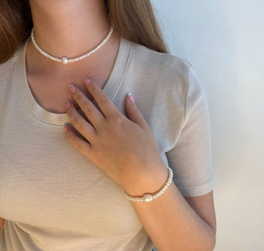 שרשרת פנינים קולר